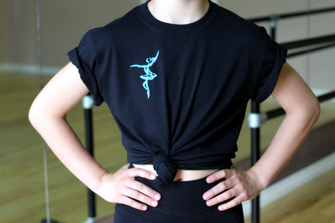 T-Shirt Small Dancing Girl Logo